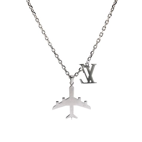 louis vuitton v necklace price|Louis Vuitton plane necklace.